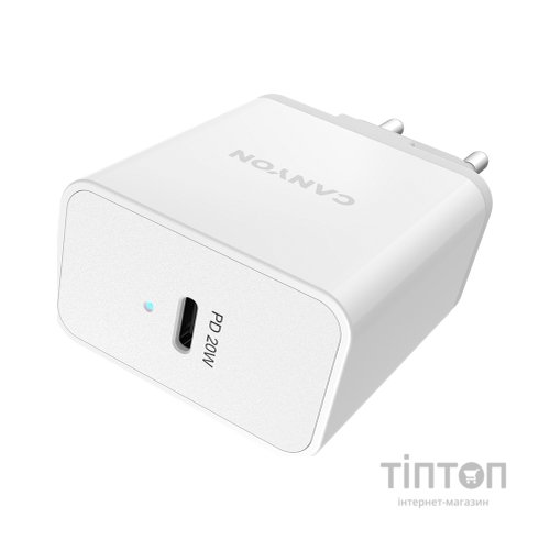 Зарядний пристрій Canyon PD WALL Charger 20W (CNE-CHA20W)