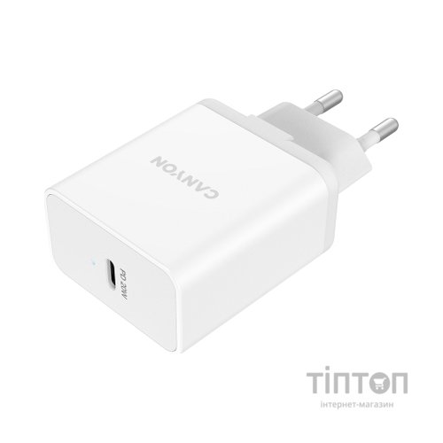 Зарядний пристрій Canyon PD WALL Charger 20W (CNE-CHA20W)