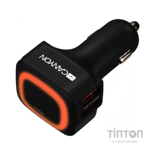 Зарядний пристрій Canyon Universal 4xUSB car adapter (CNE-CCA05B)
