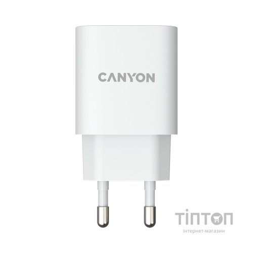 Зарядний пристрій Canyon Wall charger 1*USB, QC3.0 18W (CNE-CHA18W)