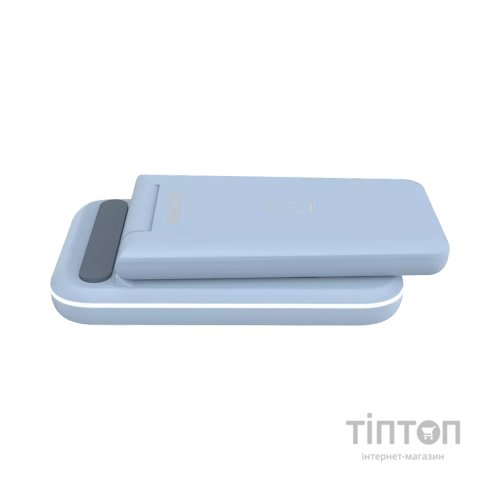 Зарядний пристрій Canyon WS-304 Foldable 3in1 Wireless charger Blue (CNS-WCS304BL)