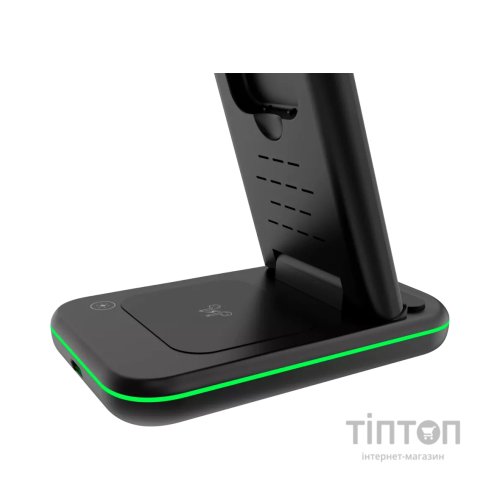 Зарядний пристрій Canyon WS- 304 Foldable 3in1 Wireless charger (CNS-WCS304B)