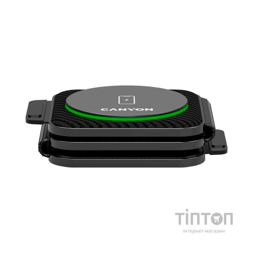 Зарядний пристрій Canyon WS-305 Foldable 3in1 Wireless charger (CNS-WCS305B)