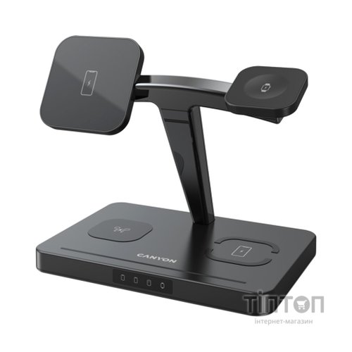 Зарядний пристрій Canyon WS-404 4in1 Wireless charger (CNS-WCS404B)