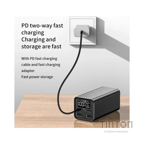 Зарядний пристрій Choetech GaN USB-C 20W QC3.0/PD/PPS (PD5010-EU-WH)