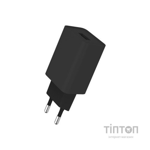 Зарядний пристрій ColorWay 1USB AUTO ID 2A (10W) black (CW-CHS012-BK)