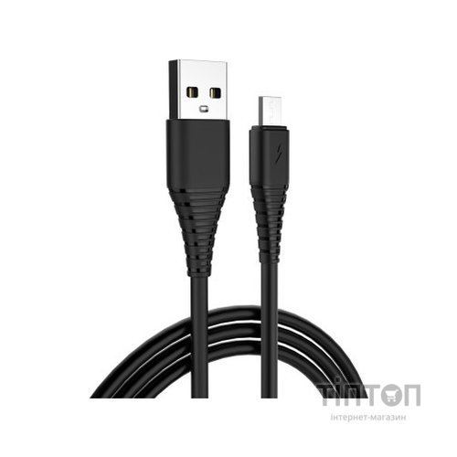 Зарядний пристрій ColorWay 1USB AUTO ID 2A (10W) black + cable micro USB (CW-CHS012CM-BK)