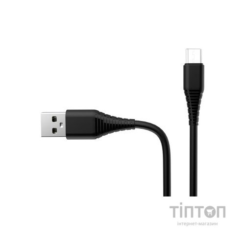 Зарядний пристрій ColorWay 1USB AUTO ID 2A (10W) black + cable micro USB (CW-CHS012CM-BK)