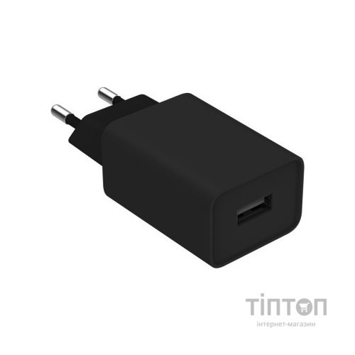 Зарядний пристрій ColorWay 1USB Quick Charge 3.0 (18W) black (CW-CHS013Q-BK)