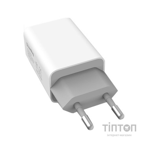 Зарядний пристрій ColorWay 2USB AUTO ID 2.1A (10W) (CW-CHS015-WT)