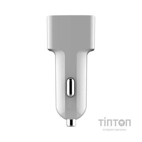 Зарядний пристрій ColorWay 2USB AUTO ID 2.4A (12W) white (CW-CHA009-WT)