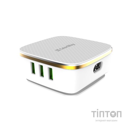 Зарядний пристрій ColorWay 6USB (1QC3.0 + 5 AUTO ID) 7A (35W) white (CW-CHS019Q-WT)