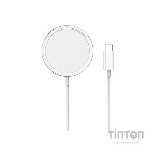 Зарядний пристрій ColorWay MagSafe Charger 15W (White) (CW-CHW27Q-WT)