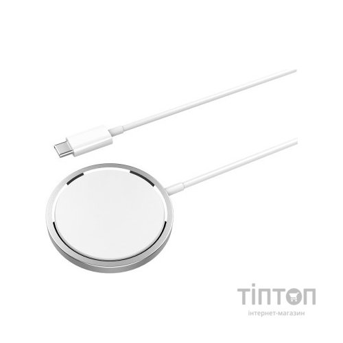 Зарядний пристрій ColorWay MagSafe Charger 15W (White) (CW-CHW27Q-WT)