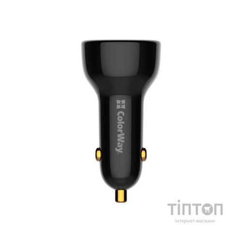Зарядний пристрій ColorWay Power Delivery PPS USB (USB-A + USB-C) (100W) Black (CW-CHA044PD-BK)