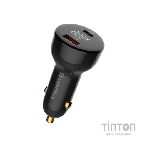 Зарядний пристрій ColorWay Power Delivery PPS USB (USB-A + USB-C) (100W) Black (CW-CHA044PD-BK)