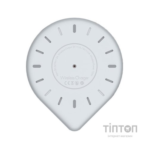 Зарядний пристрій ColorWay Qi Fast Charger (10W)& LED bedside lamp (CW-CHW20Q-WT)