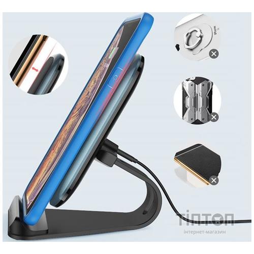 Зарядний пристрій ColorWay Wireless Stand 10W Blue (CW-CHW30Q-BL)