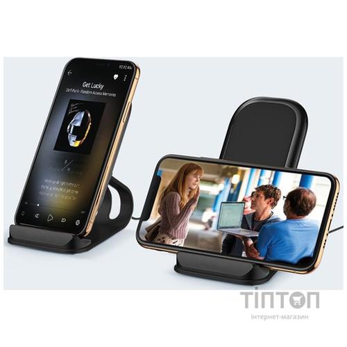 Зарядний пристрій ColorWay Wireless Stand 15W Black (CW-CHW31Q-BK)