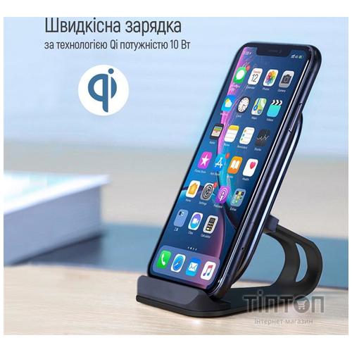 Зарядний пристрій ColorWay Wireless Stand 15W Black (CW-CHW31Q-BK)