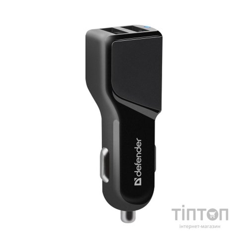 Зарядний пристрій Defender UCA-34 2xUSB, 5V / 3.4A (83834)