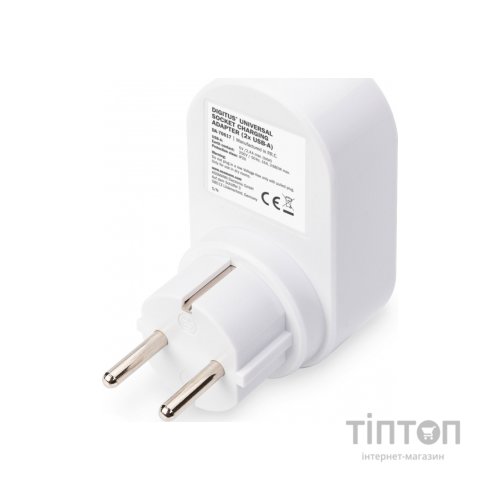 Зарядний пристрій Digitus Universal USB + Power Socket (DA-70617)