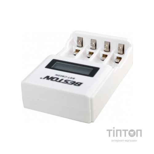 Зарядний пристрій для акумуляторів Beston BST-C903W 4slots for AA/AAA, Ni-MH/Ni-CD (AAB1850)