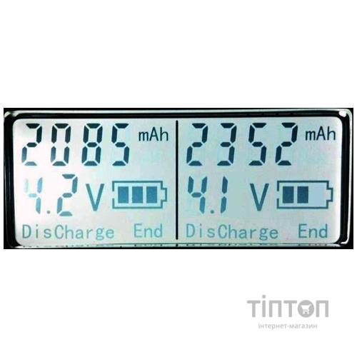 Зарядний пристрій для акумуляторів Liitokala 2 Slots, LCD дисплей, Li-ion/Ni-MH/Ni-Cd/AA/ААA/AAAA/С (Lii-300)