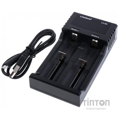 Зарядний пристрій для акумуляторів Liitokala 2 Slots, LCD дисплей, Li-ion/Ni-MH/Ni-Cd/AA/ААA/AAAA/С (Lii-S2)