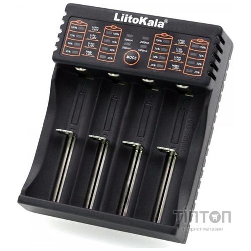 Зарядний пристрій для акумуляторів Liitokala 4 Slots, LCD дисплей, Li-ion/Ni-MH/Ni-Cd/AA/ААA/AAAA/С (lii-402)