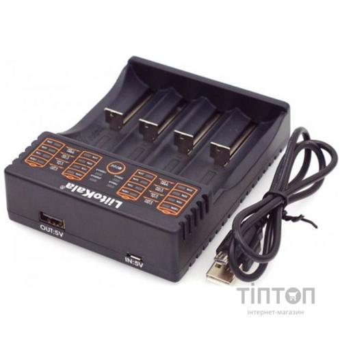 Зарядний пристрій для акумуляторів Liitokala 4 Slots, LCD дисплей, Li-ion/Ni-MH/Ni-Cd/AA/ААA/AAAA/С (lii-402)