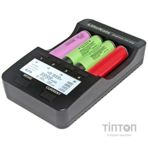 Зарядний пристрій для акумуляторів Liitokala 4 Slots, LCD дисплей, Li-ion/Ni-MH/Ni-Cd/AA/ААA/AAAA/С (Lii-500)