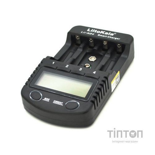 Зарядний пристрій для акумуляторів Liitokala 4 Slots, LED, Ni-Mh, Ni-Cd, AA, AAA, AAAA, С (Lii-ND4)