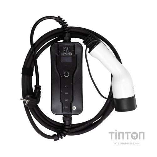 Зарядний пристрій для електромобіля HiSmart Type 2 - Schuko (220V), 16A, 3.6кВт, 1-фазное, 5м (EV200696)