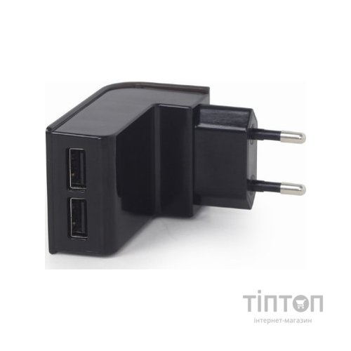 Зарядний пристрій EnerGenie USB 2.1A (EG-U2C2A-03-BK)