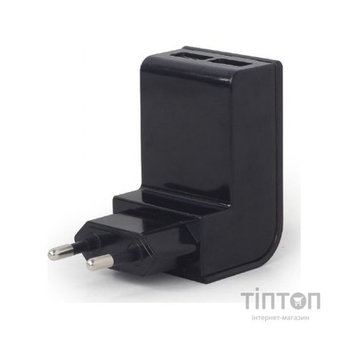 Зарядний пристрій EnerGenie USB 2.1A (EG-U2C2A-03-BK)