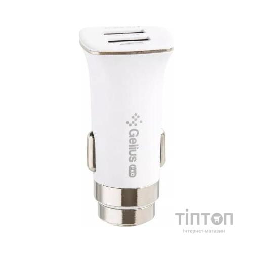 Зарядний пристрій Gelius Pro Apollo GP-CC01 2USB 3.1A + Cable Type-C White (00000071435)