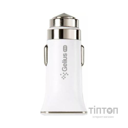Зарядний пристрій Gelius Pro Apollo GP-CC01 2USB 3.1A + Cable Type-C White (00000071435)
