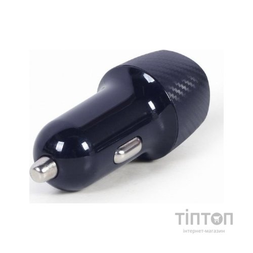 Зарядний пристрій Gembird 2 port 36W QC3.0+PD (TA-U2QC3-CAR-02)