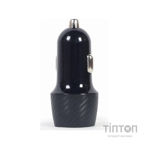 Зарядний пристрій Gembird 2 port 36W QC3.0+PD (TA-U2QC3-CAR-02)