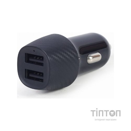 Зарядний пристрій Gembird 2 port 4.8A (TA-U2C48A-CAR-01)