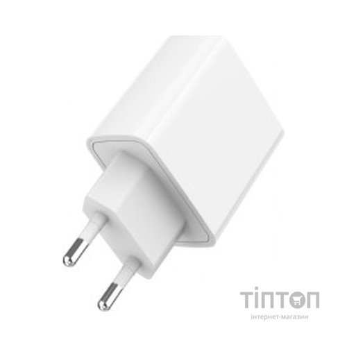 Зарядний пристрій Gembird USB-A + Type-C (PD20W + QC3.0 18W) white (TA-UC-PDQC20-01-W)