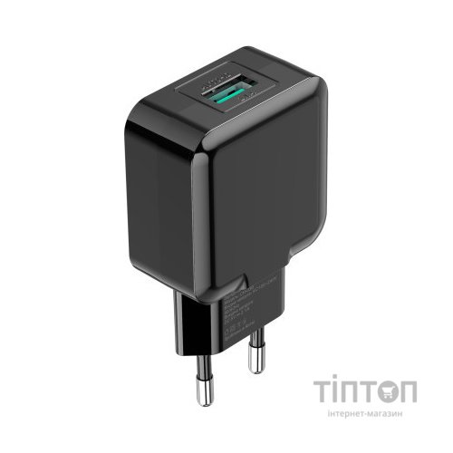 Зарядний пристрій Grand-X CH-03B (5V/2,1A) Black (CH-03B)