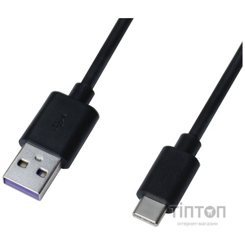 Зарядний пристрій Grand-X CH-15T 5V 2.1A 2USB Black + cable USB -> Type-C (CH-15T)