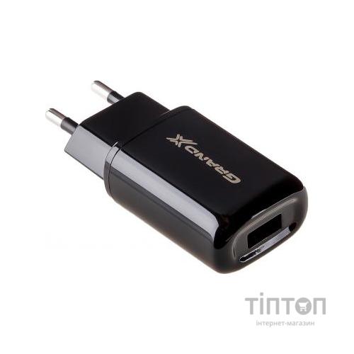 Зарядний пристрій Grand-X CH-15UMB (5V/2,1A + DC cable 2,4А USB -> Micro USB 1m) Black (CH-15UMB)