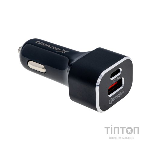 Зарядний пристрій Grand-X CH-29 PD 3.0, Quick Charge QС3.0, 1 TypeC, 1 USB (CH-29)