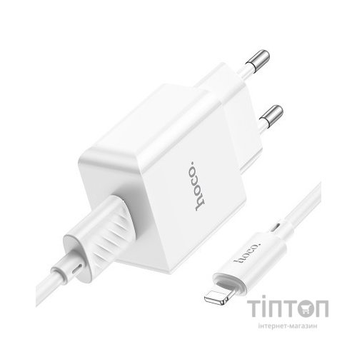 Зарядний пристрій HOCO C106A charger set(iP) White (6931474783899)