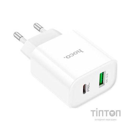 Зарядний пристрій HOCO C80A Plus Rapido White (6931474779885)
