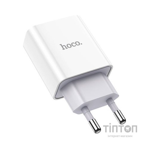 Зарядний пристрій HOCO C81A White (6931474727930)