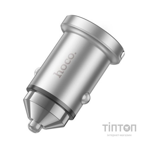 Зарядний пристрій HOCO NZ10 Handy USB-A/Type-C Silver (6942007601825)